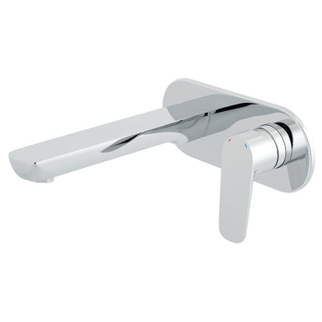 Vado Photon Wall Mounted Basin Mixer Tap with 200mm Spout - Chrome - PHO-109FS/A-C/P