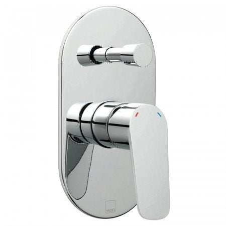 Vado Photon Concealed single lever chrome shower valve with diverter wall mounted