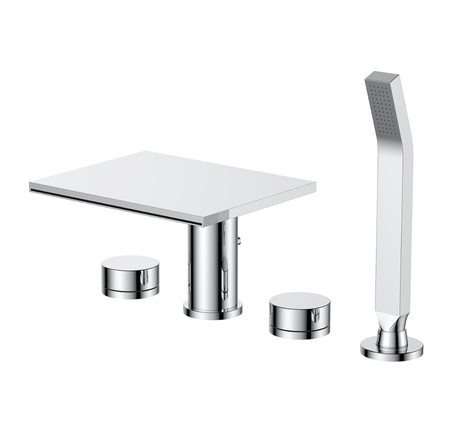 Pisa Plaza 4 Tap Hole Bath Shower Mixer - S808-1200