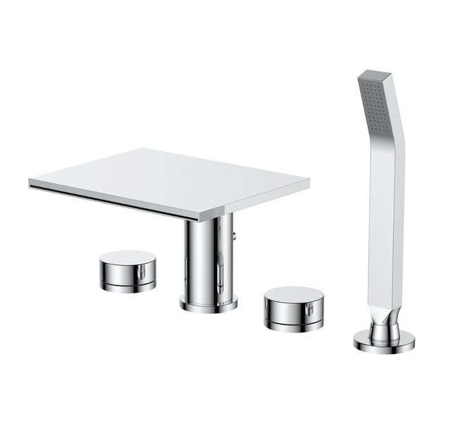 Pisa Plaza 4 Tap Hole Bath Shower Mixer - S808-1200