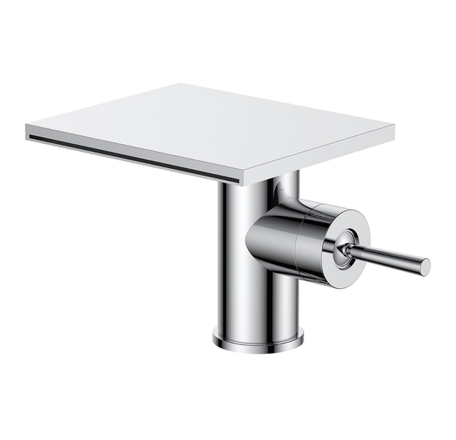 Pisa Waterfall Basin Mixer with Sprung Waste - S808-0100