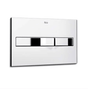 Roca PL2 Flush Plate - Chrome - 890096001 - TAP 'N' SHOWER