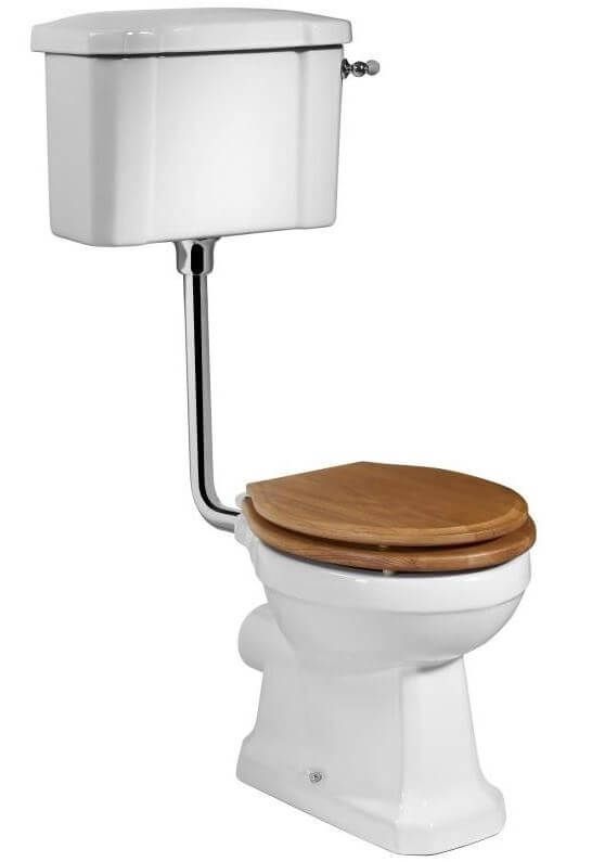 Tavistock Vitoria White Low/High Level WC Pan - PL850S