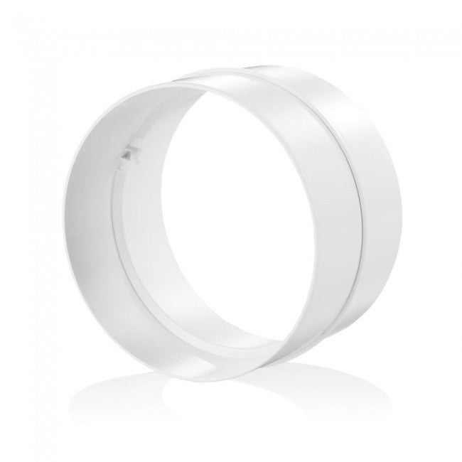 Blauberg 200mm 8-inch round plastic ventilation duct pipe joining coupler for smooth air flow and airtight connections