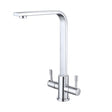 Prima Astoria Dual Lever Kitchen Sink Mixer Tap - Chrome - BPR2244