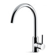 Prima Riace Single Lever Round Kitchen Sink Mixer Tap - Chrome - BPR504