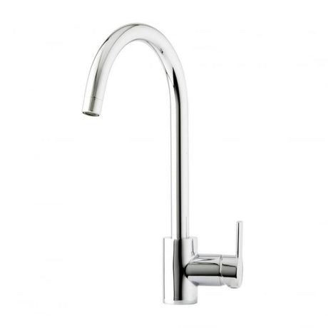 Prima Soho Swan Neck Single Lever Kitchen Sink Mixer Tap - Chrome - BPR2054