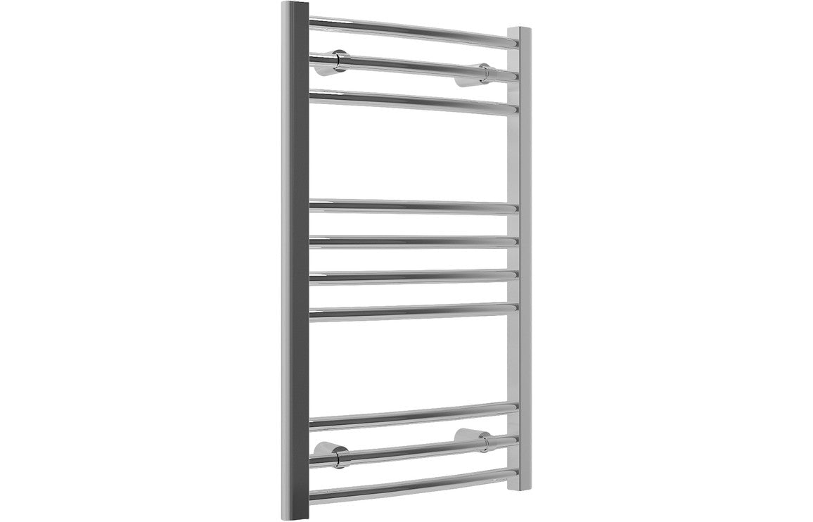 Prystine Colombus Curved 30mm Ladder Radiator 500 x 800mm - Chrome- PRIS102974