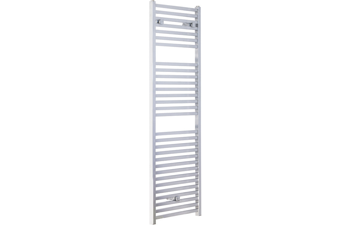 Prystine Peoria 30mm Square Ladder Radiator 500 x 1420mm - Chrome - PRIS102987