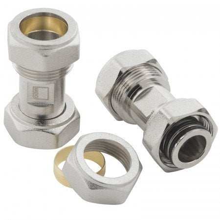 Vado 22Mm chrome compression fittings set for Pro-5001-N/P plumbing connections