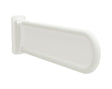Bathex Essential Double Arm Hinged Stainless Steel Support Rail 760mm - White - 35000