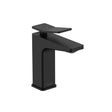 Bristan Tangram Eco Start Basin Mixer With Clicker Waste - Black - TAN ES BAS BLK - TAP 'N' SHOWER