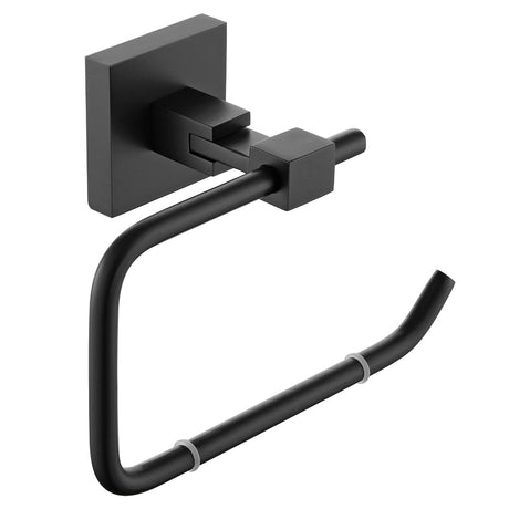 Bristan Square Toilet Roll Holder - Black - SQ ROLL BLK