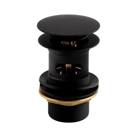 Basin Clicker Waste - Black - W BASIN04 BLK - TAP 'N' SHOWER