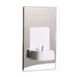Proofvision Oral-B in wall electric toothbrush charger with chrome faceplate for cordless charging