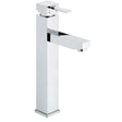 Bristan Quadrato Modern Tall Mono Basin Mixer Tap - Chrome - QD TBAS C