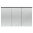 Hudson Reed Quartet Wall Mounted 3 Door Mirrored Cabinet 1350mm Wide -
