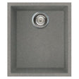 Reginox Elleci Granite 1 Bowl Kitchen Sink - Metaltek Titanium - QUADRA 100 TT
