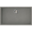 Reginox Quadra 130 Elleci 1 Bowl Granite Kitchen Sink - Titanium - QUADRA 130 TT