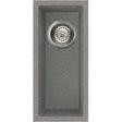 Reginox QUADRA 50 Elleci Granite 1 Bowl Kitchen Sink - Metaltek Titanium - QUADRA 50 TT