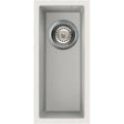 Reginox QUADRA 50 Elleci Granite 1 Bowl Kitchen Sink - Granitek White - QUADRA 50 W