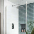 Nuie Dual Handle Quest Rectangular Concealed Shower Valve - Chrome - Q