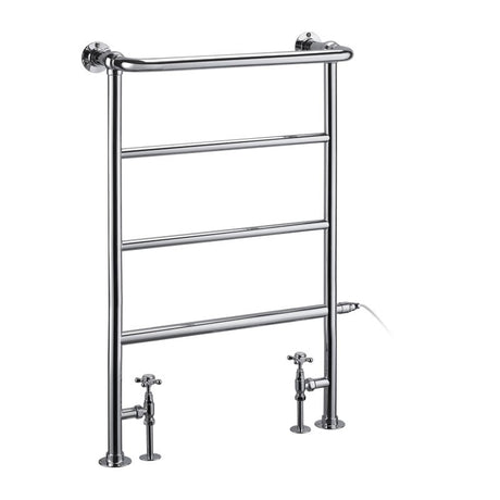 Burlington Berkeley Ladder Radiator 950 x 600mm 819BTU/180W - Chrome - R4CHR - TAP 'N' SHOWER