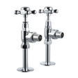 Burlington Chrome Angled Radiator Valves Pair - R6CHR