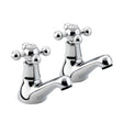 Bristan Regency Traditional Basin Taps - Chrome Plated - R 1/2 C