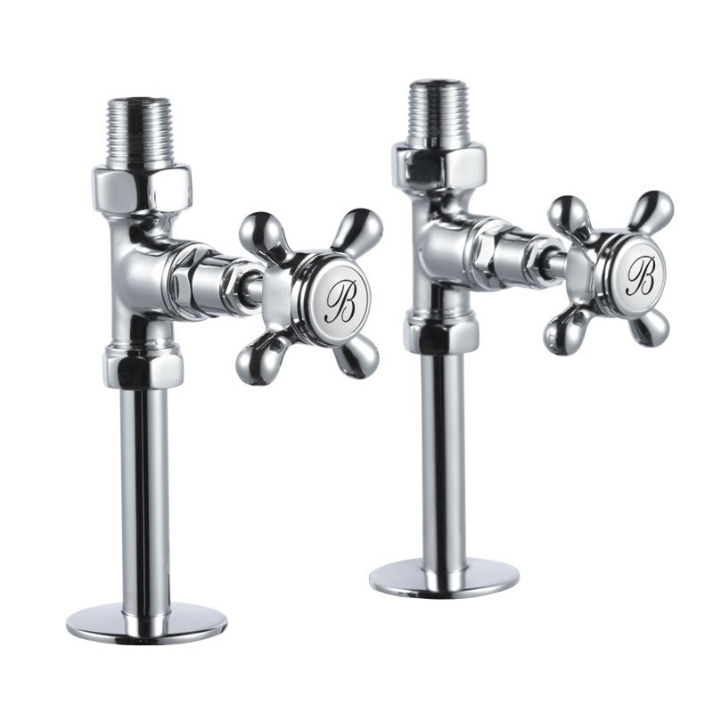 Burlington Straight Chrome Radiator Valve - R7CHR