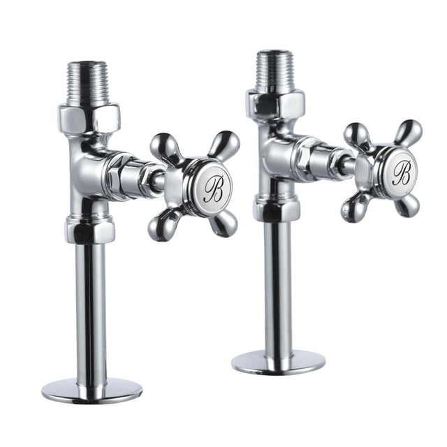 Burlington Straight Chrome Radiator Valve - R7CHR