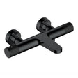RAK Amalfi Wall Mounted Exposed Thermostatic Bath Shower Mixer - Matt Black - RAKAMA3009B