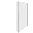 RAK Feeling Fixed Return Glass Deflector Panel 2000mm x 250mm - Chrome - RAKFRP100