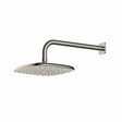 Rak Petit Square Wall Mounted Rain Shower Head - Brushed Nickel - RAKITA1017N - TAP 'N' SHOWER