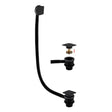 RAK Square Bath Clicker Waste and Overflow - Black - RAKL9022SQB