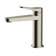 Rak Petit Round Standard Basin Mixer - Brushed Nickel - RAKPER3001N - TAP 'N' SHOWER