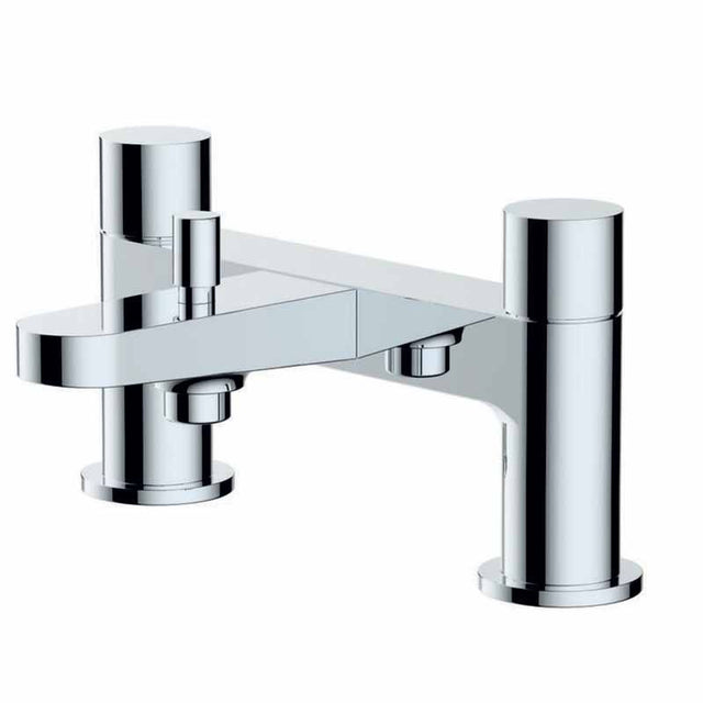 Rak Petit Round Deck Bath Shower Mixer - Chrome - RAKPER3005C