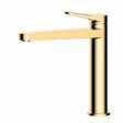 Rak Petit Round Mid Height Basin Mixer - Brushed Gold - RAKPER3016G