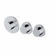Rak Petit Round Concealed Diverter Dual Outlet - Chrome - RAKPER3020-2C