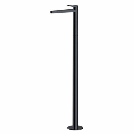 Rak Petit Round Floor Standing Wash Basin Mixer - Matt Black - RAKPER3030B - TAP 'N' SHOWER