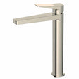 Rak Petit Square Tall Basin Mixer Tap - Brushed Nickel - RAKPES3003N