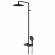 Rak Petit Square Shower Column - Matt Black - RAKPES6001B