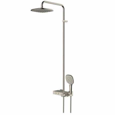 Rak Petit Square Shower Column - Brushed Nickel - RAKPES6001N