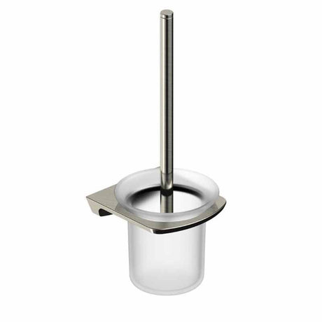 Rak Petit Square Toilet Brush Holder - Brushed Nickel - RAKPES9908N