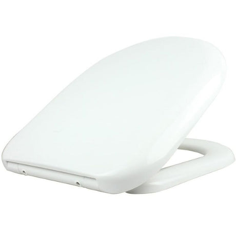 RAK Compact Quick Release Soft Close Wrap Over Urea Seat - White - RAKSEAT010