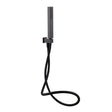 RAK Square Shower Handset With Hose and Bracket - Black - RAKSHW4003B