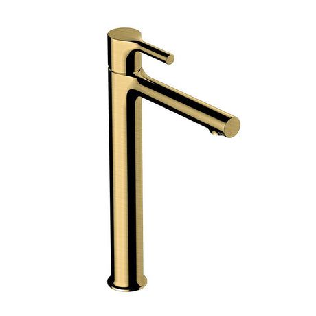 RAK Sorrento Tall Basin Mixer Tap without Waste - Brushed Gold - RAKSOR3003G