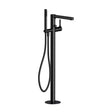 RAK Sorrento Free Standing Bath Shower Mixer - Matt Black - RAKSOR3014B