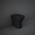 RAK Feeling Rimless Back to Wall Pan - Matt Black - RST19504A