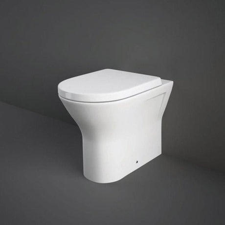 RAK Resort Comfort Height Back to Wall Toilet Pan - White - RST425BTWPAN